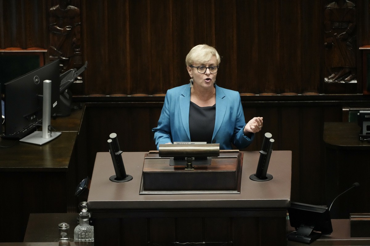 Posłanka KO Joanna Kluzik-Rostkowska