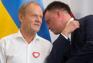 Donald Tusk i Szymon Hołownia