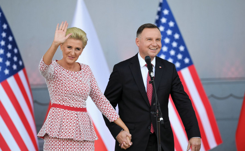 Andrzej Duda i Agata Kornhauser-Duda