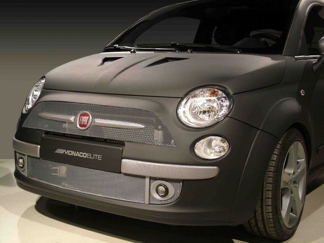 Monaco Elite przedstawia: Fiat 500 w matowej czerni