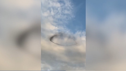 Furcsa jelenség: rejtélyes fekete gyűrűt vettek videóra a mexikói égbolton