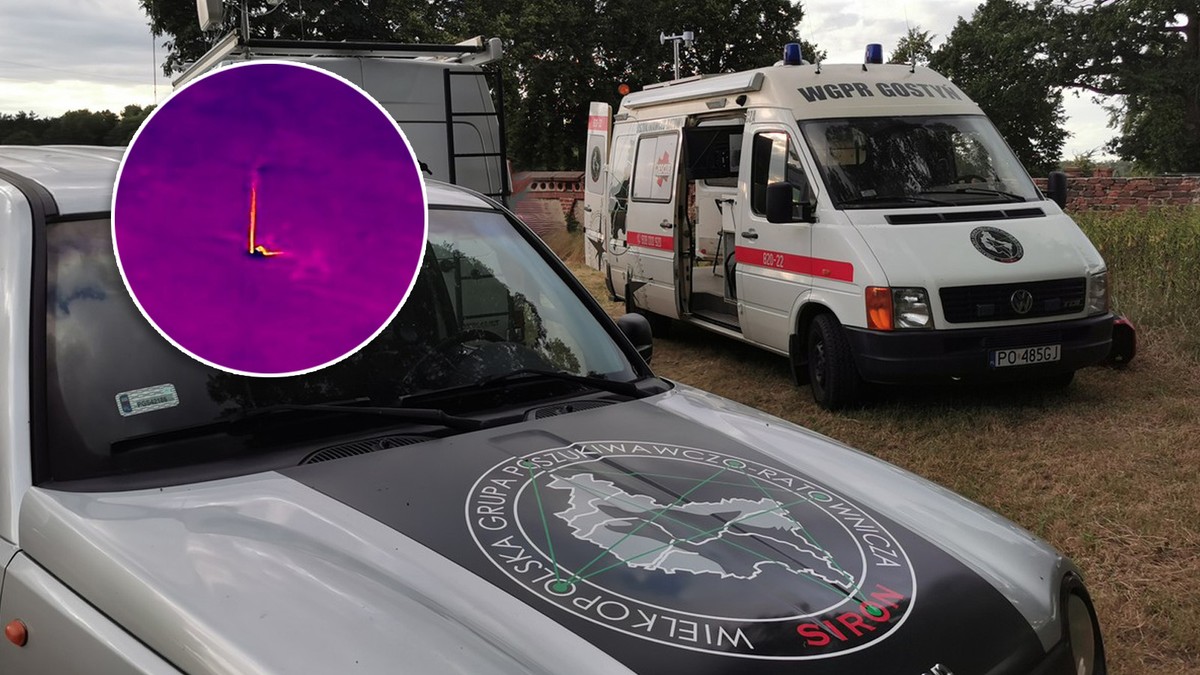 Wielka akcja służb w Wielkopolsce. Kamera drona nagle ujawniła czerwoną plamę na polu kukurydzy