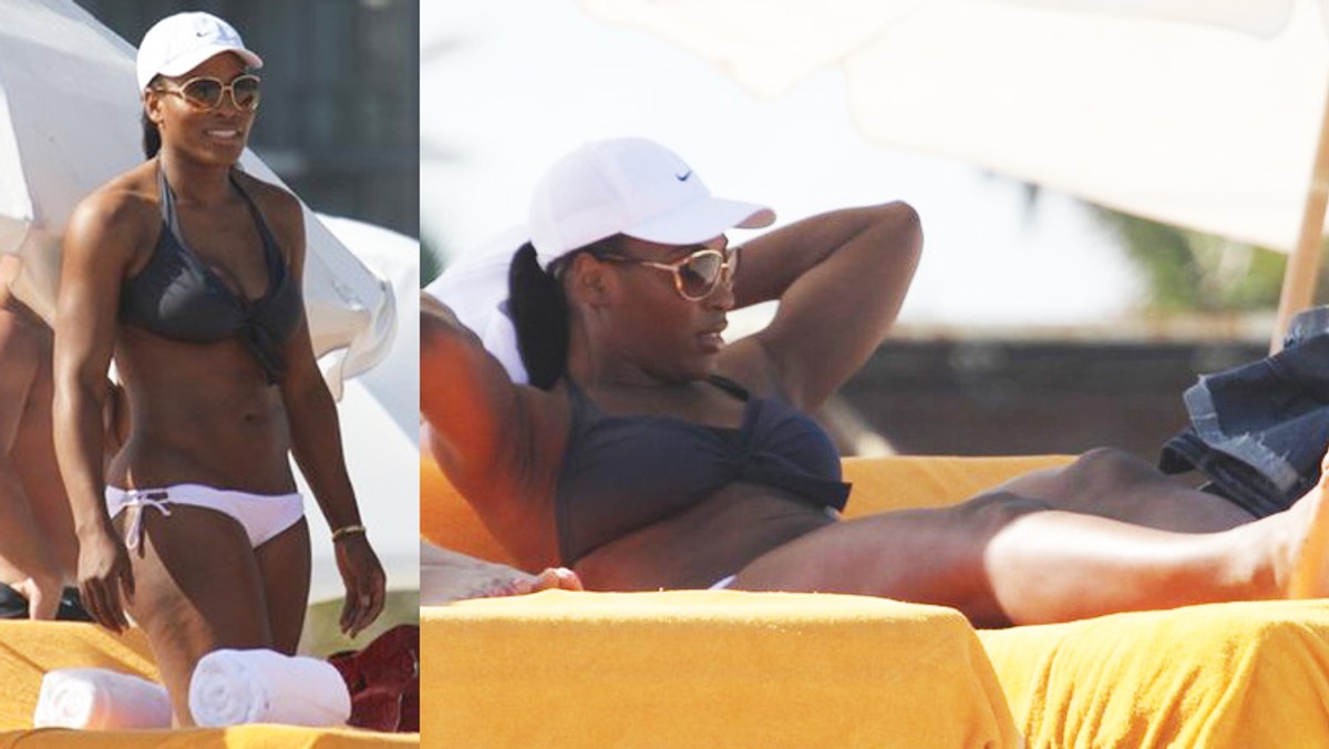 Serena Williams na plaży w Miami