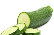 Fresh cutted zucchini