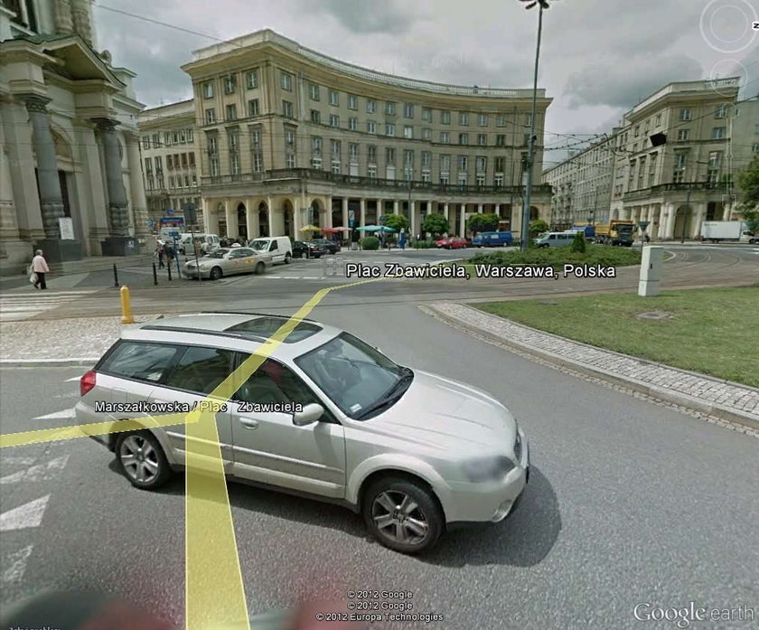 Warszawa w Google Street View