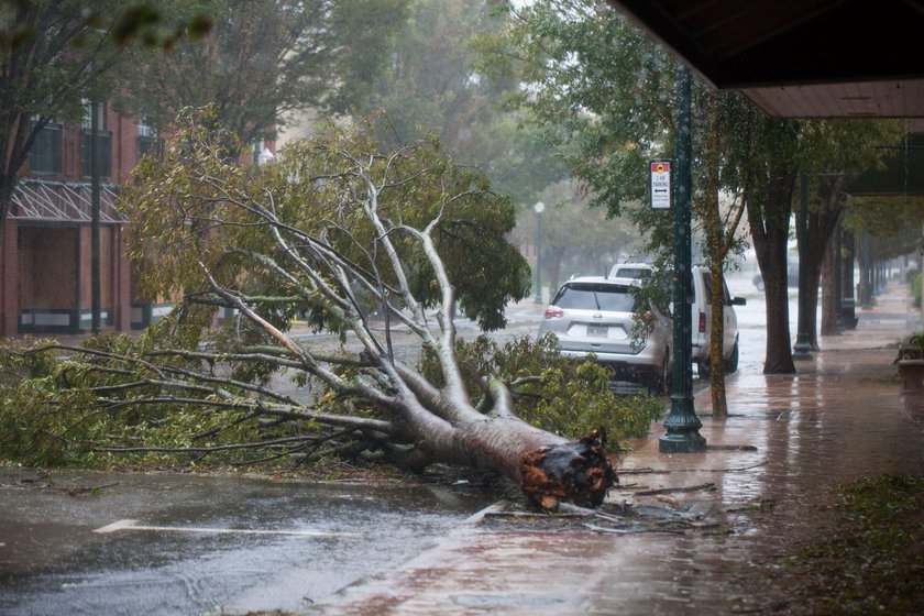 USA. Huragan Florence uderzył w Karolinę Północną