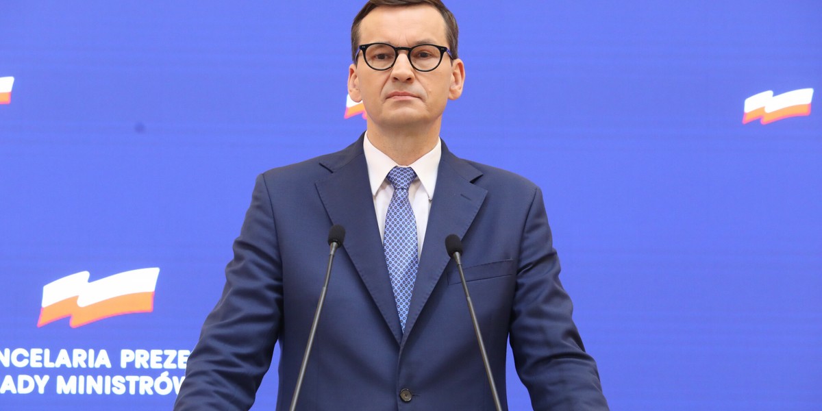 Premier Mateusz Morawiecki.