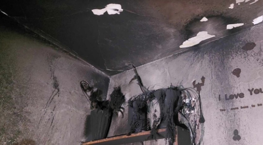 Porodična kuća nakon požara