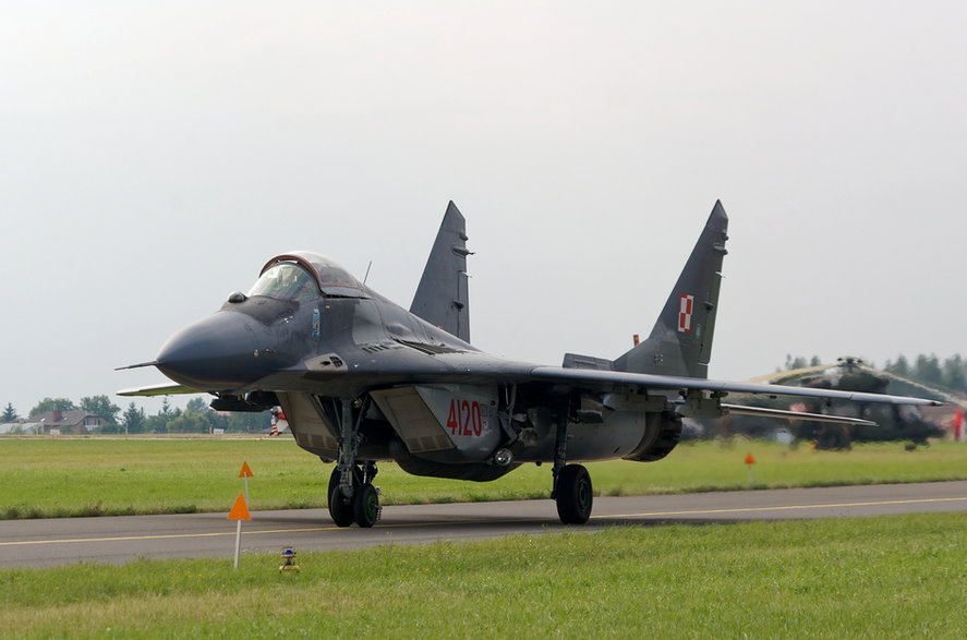 Polski MiG-29 w 2017 r.