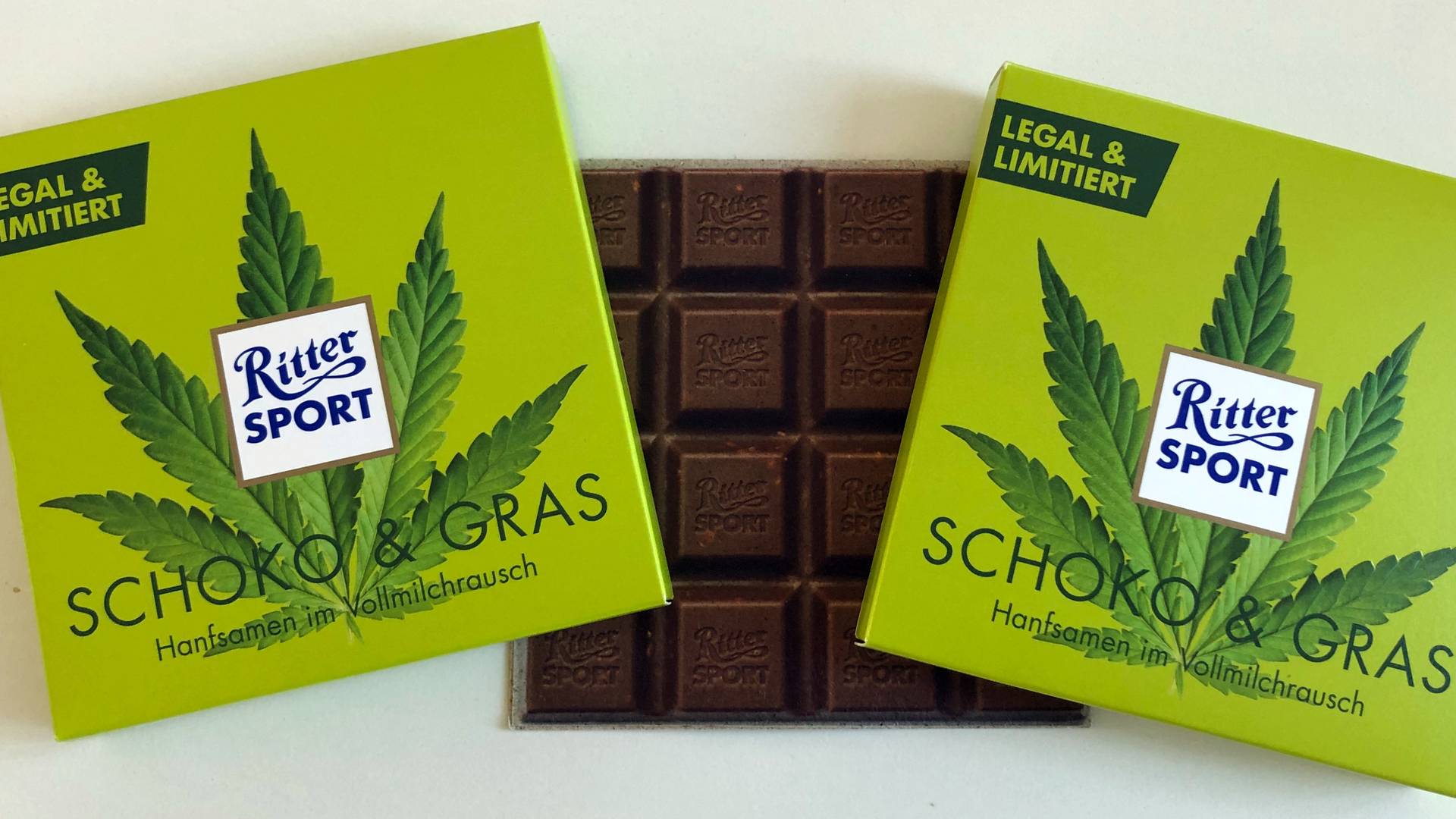 Ritter Sport шоколад Cannabis