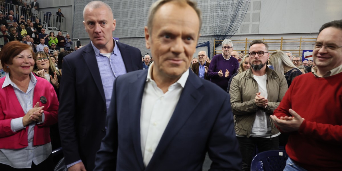 Donald Tusk w Bytomiu.