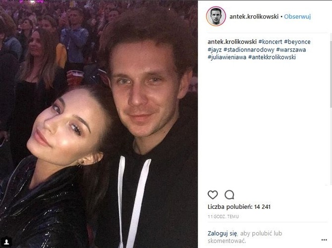 Julia Wieniawa i Antoni Królikowski