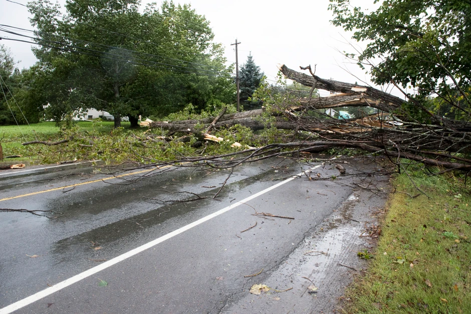 Oluja Li u Frederiktonu u Kanadi