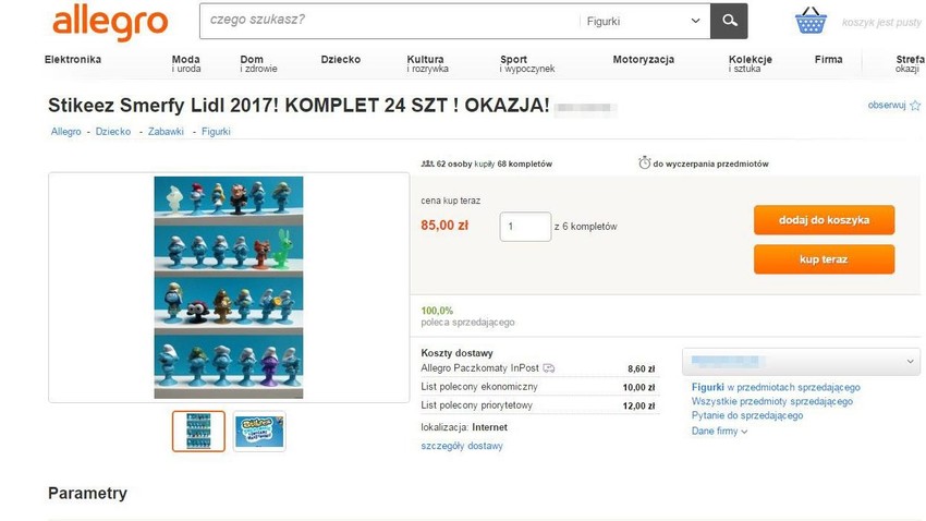 Stikeez Smerfy Aukcja Na Allegro Komlet 24 Figurek