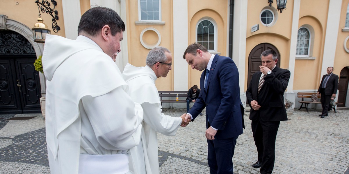 Andrzej Duda na Jasnej Górze.