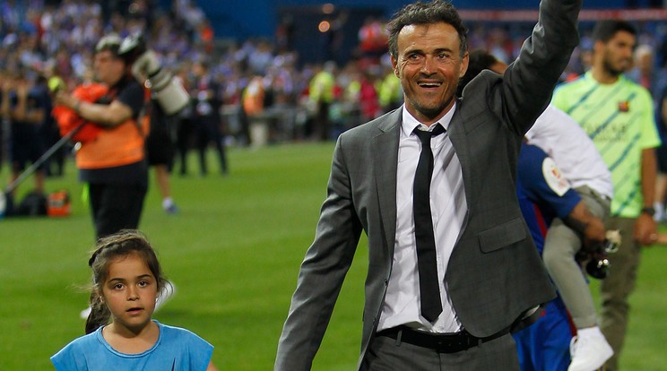 Luis Enrique megrendítő sorokkal búcsúzott kislányától. Xana csillag lesz az égen, amely a családot irányítja / Fotó: Profimedia