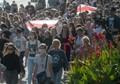 Sobotnie protesty na Białorusi