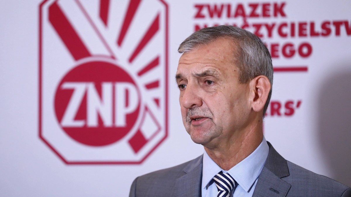 Sławomir Broniarz, szef ZNP