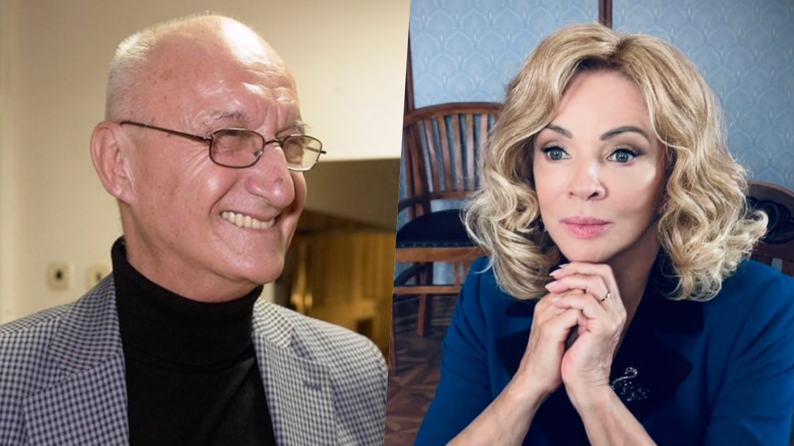 Spisovateľ Jozef Banáš a herečka Zdena Studenková.
