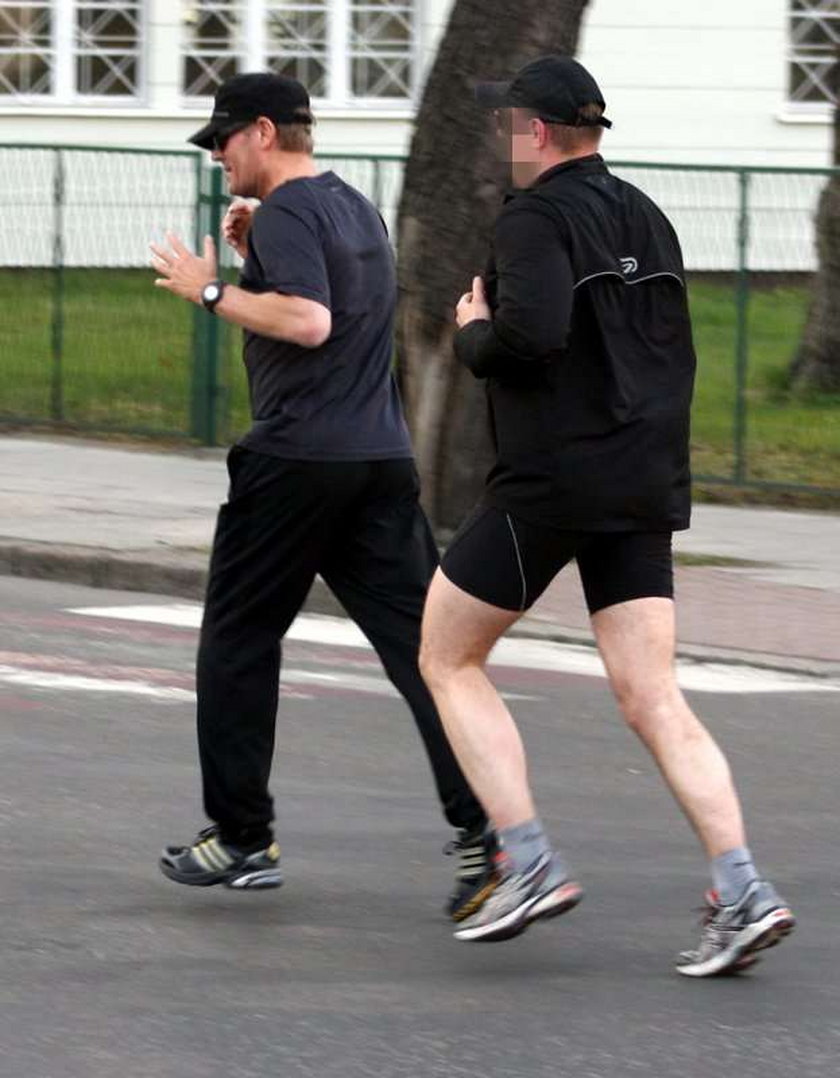 Donald Tusk, jogging