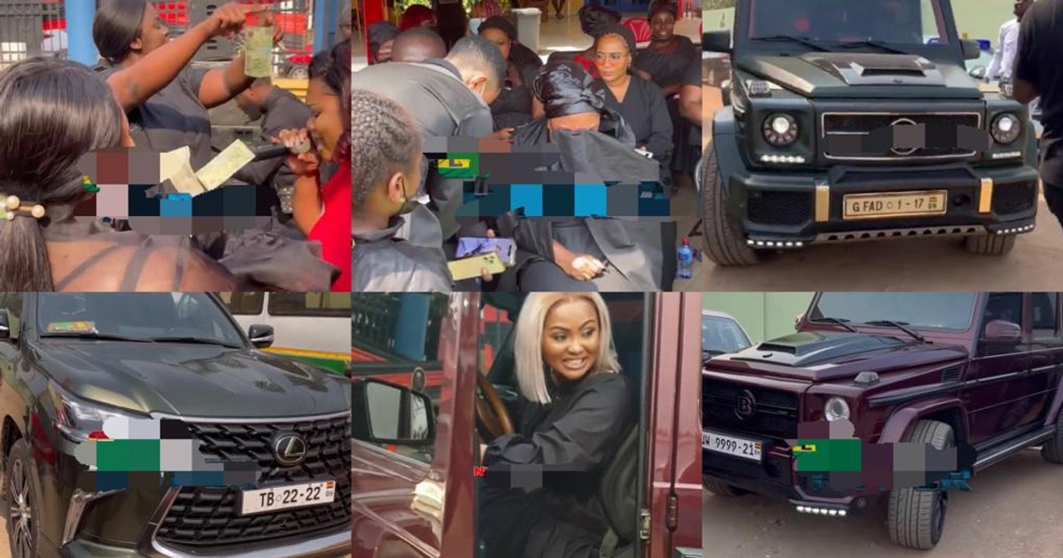 Flashy cars, cash and more as Fada Dickson, Tracey Boakye console Afia Schwarzenegger - Vimarsana News