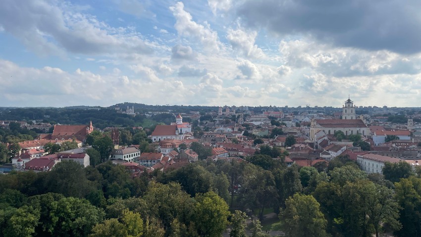 Sendvič od boja u panorami Viljnusa | Foto: Nemanja Mitrović