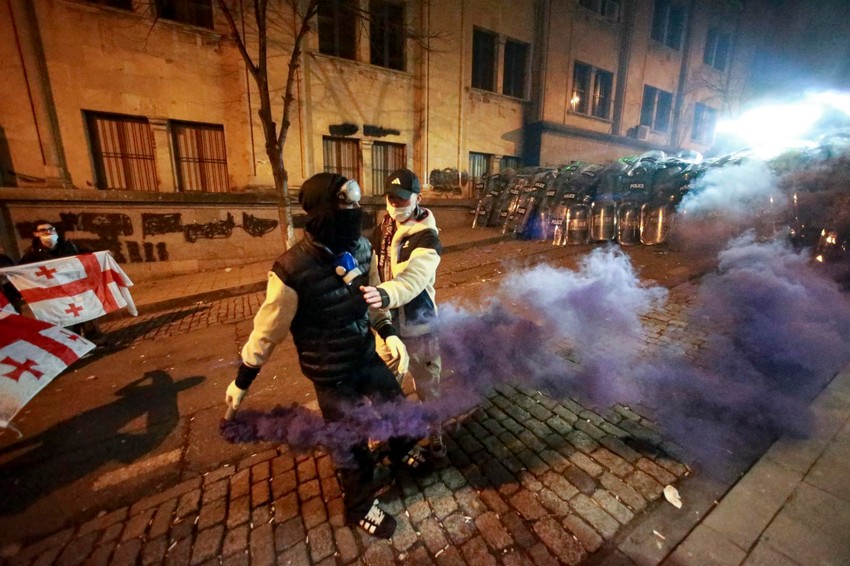 gruzija protest