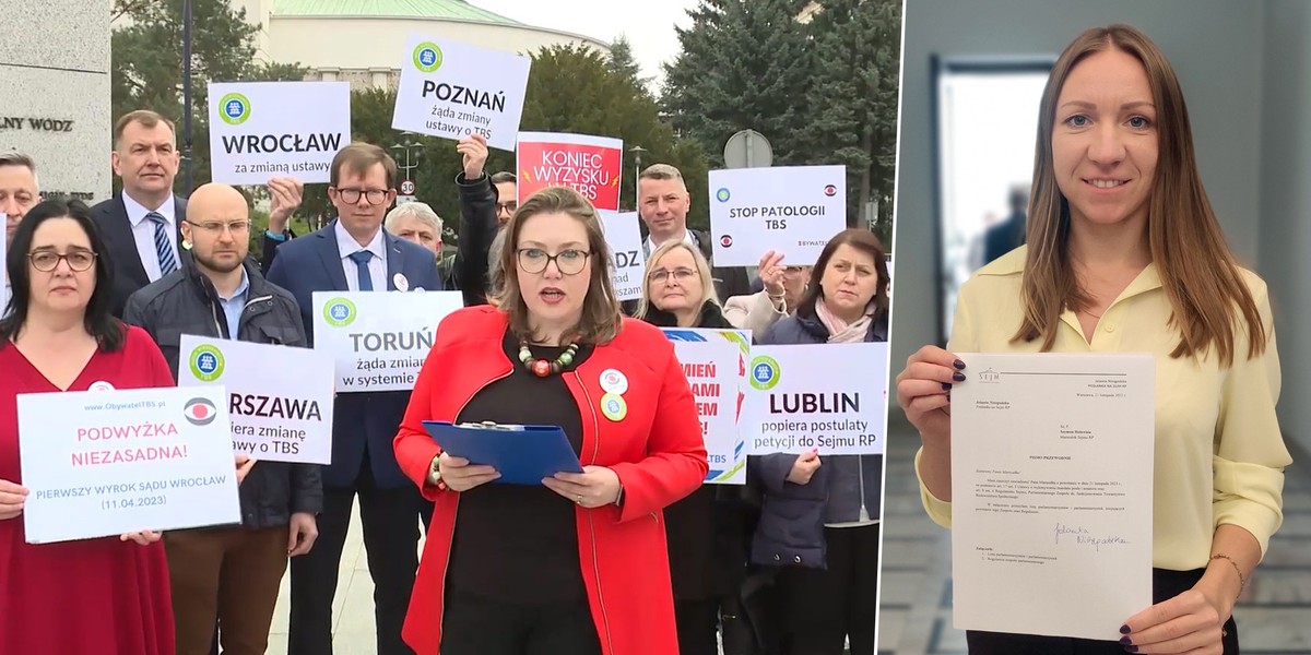 Protest lokatorów dotarł aż do Sejmu. Powstał specjalny zespół ws. TBS.