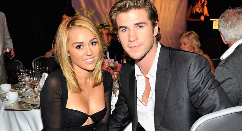 Miley Cyrus and Liam Hemsworth