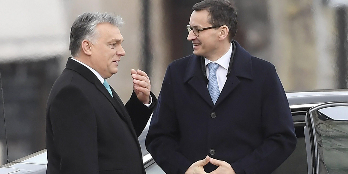 Viktor Orban i Mateusz Morawiecki