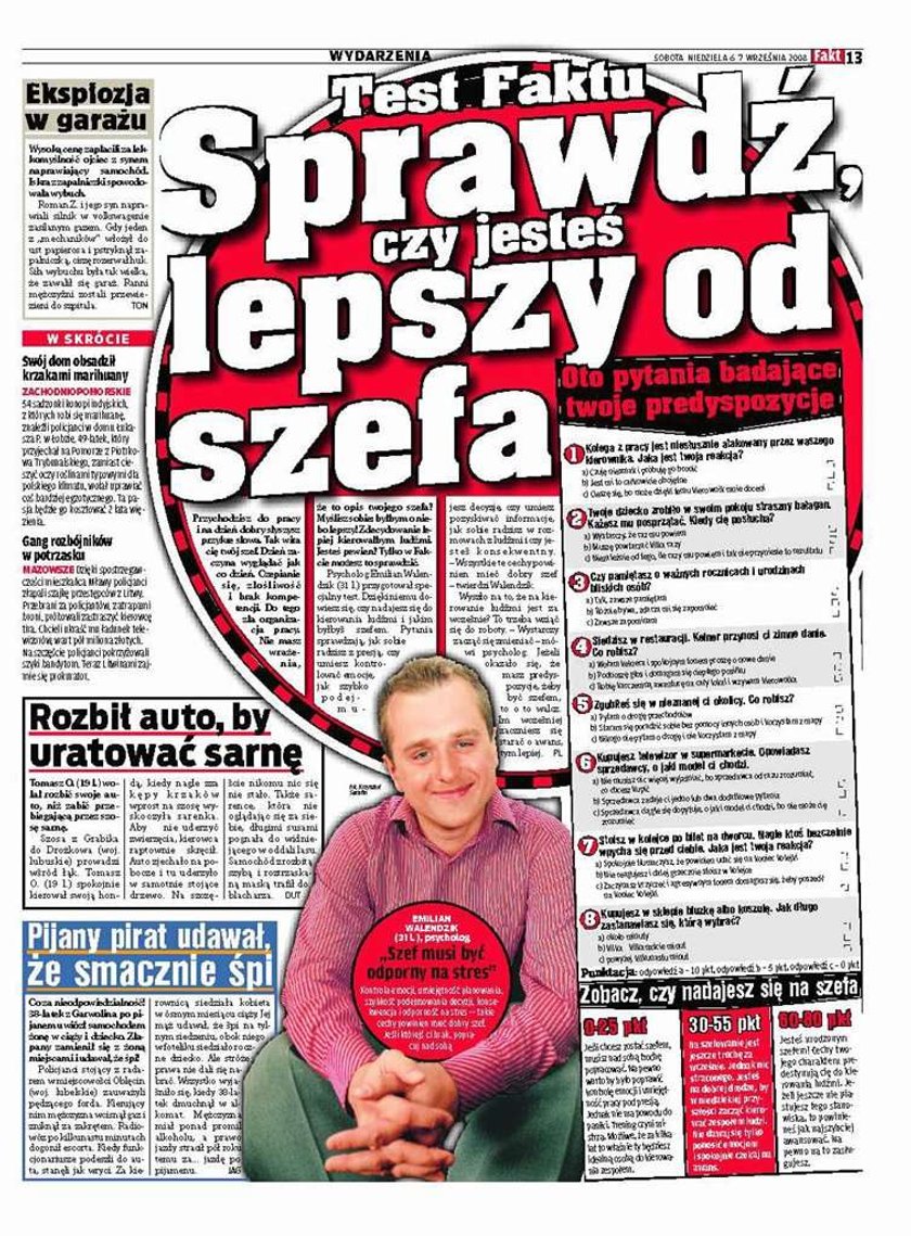 Czy jesteś lepszy od twojego szefa?