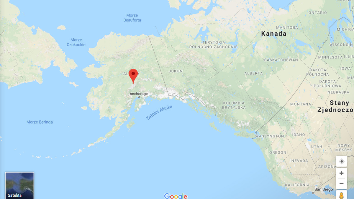 Alaska: trudności z wydobyciem ciał ofiar z wraku samolotu