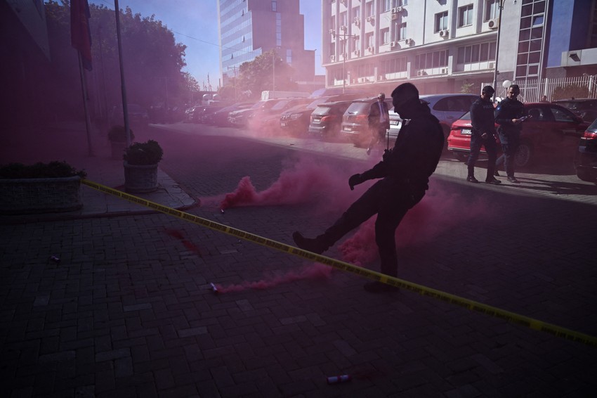 Priština, protest