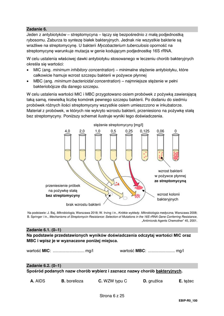 Arkusz maturalny - biologia rozszerzona - 2022 r.