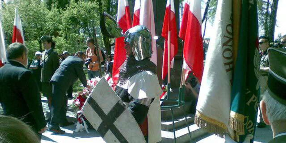 Burmistrz Ostródy sprowadził Krzyżaków