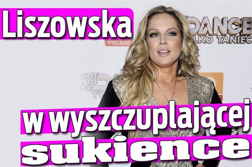 Liszowska w wyszczuplającej sukience