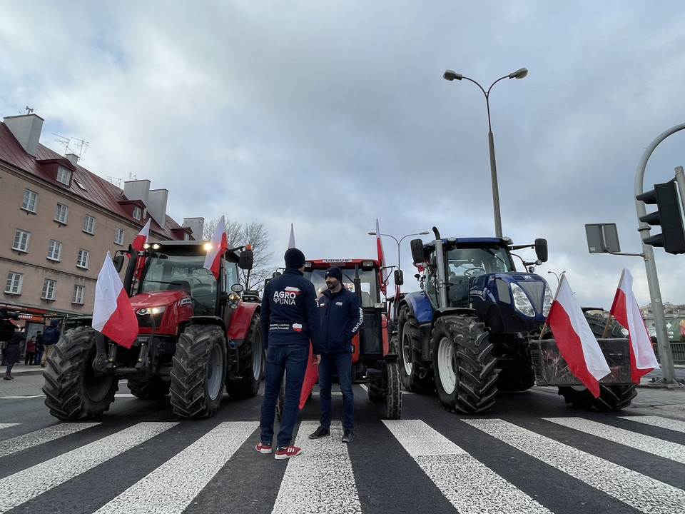 Lublin: protest rolników z Agrounii