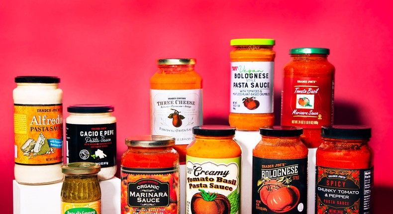 I ranked several of Trader Joe's pasta sauces.Isabel Fernandez Pujol/Insider Photo