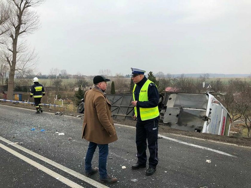 Dramat na Dolnym Śląsku. 11 osób rannych