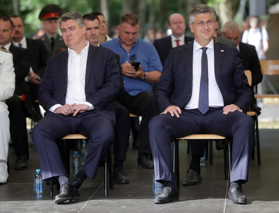 Andrej Plenković i Zoran Milanović