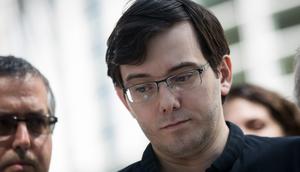 Martin Shkreli during his wire fraud trial in New York in 2017.
