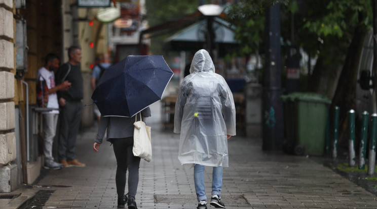 Hullámzó frontrendszer éri el a Kárpát-medencét, amelynek hatására megnövekszik a felhőzet, illetve többfelé elered az eső / Fotó: Fuszek Gábor