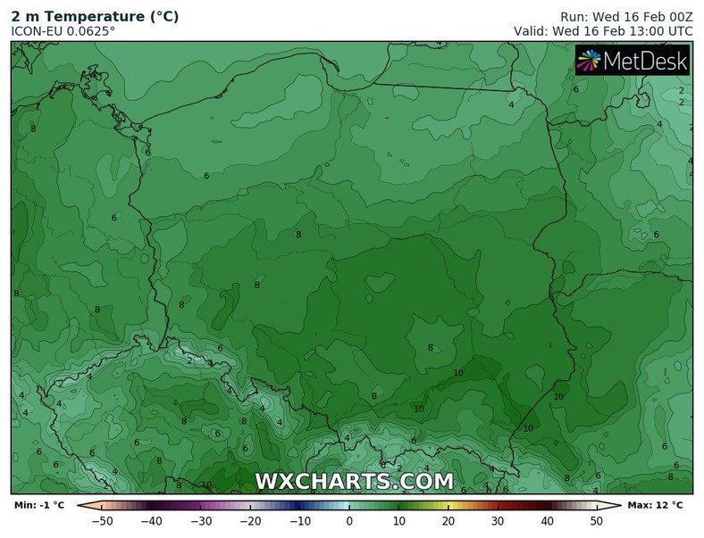 Temperatura bardzo wysoka