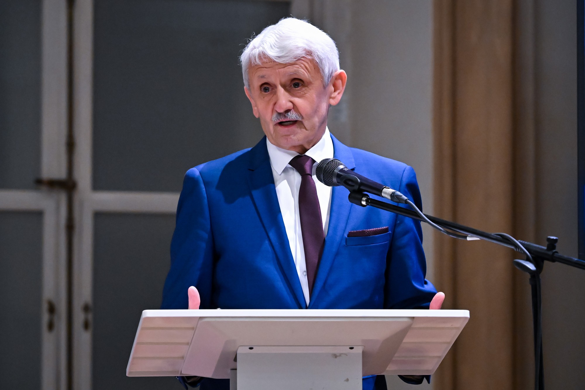Bývalý predseda vlády SR Mikuláš Dzurinda počas spomienkového podujatia pri príležitosti 20. výročia vstupu Slovenskej republiky do NATO.
