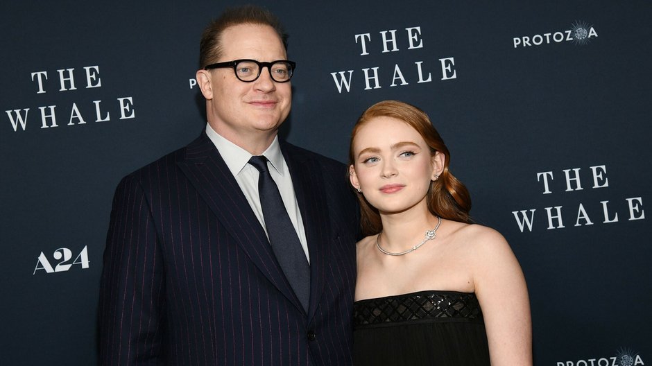 Brendan Fraser i Sadie Sink