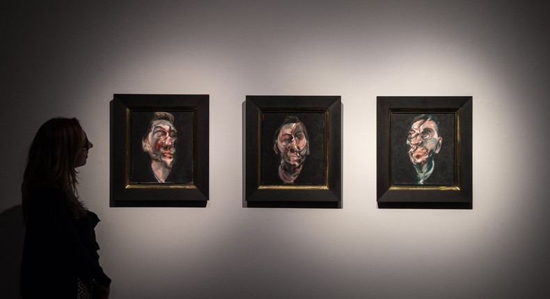 Three Studies for a Portrait of George DyerPhoto by Chris J Ratcliffe/Getty Images