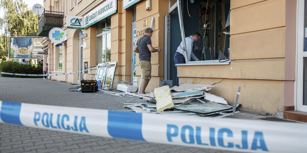 Wybuch w oddziale jednego z banków we Wrocławiu.