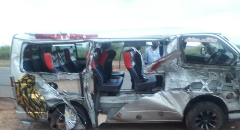 4 dead, 12 injured after lorry collided with matatu at Man Easters along Mombasa Road