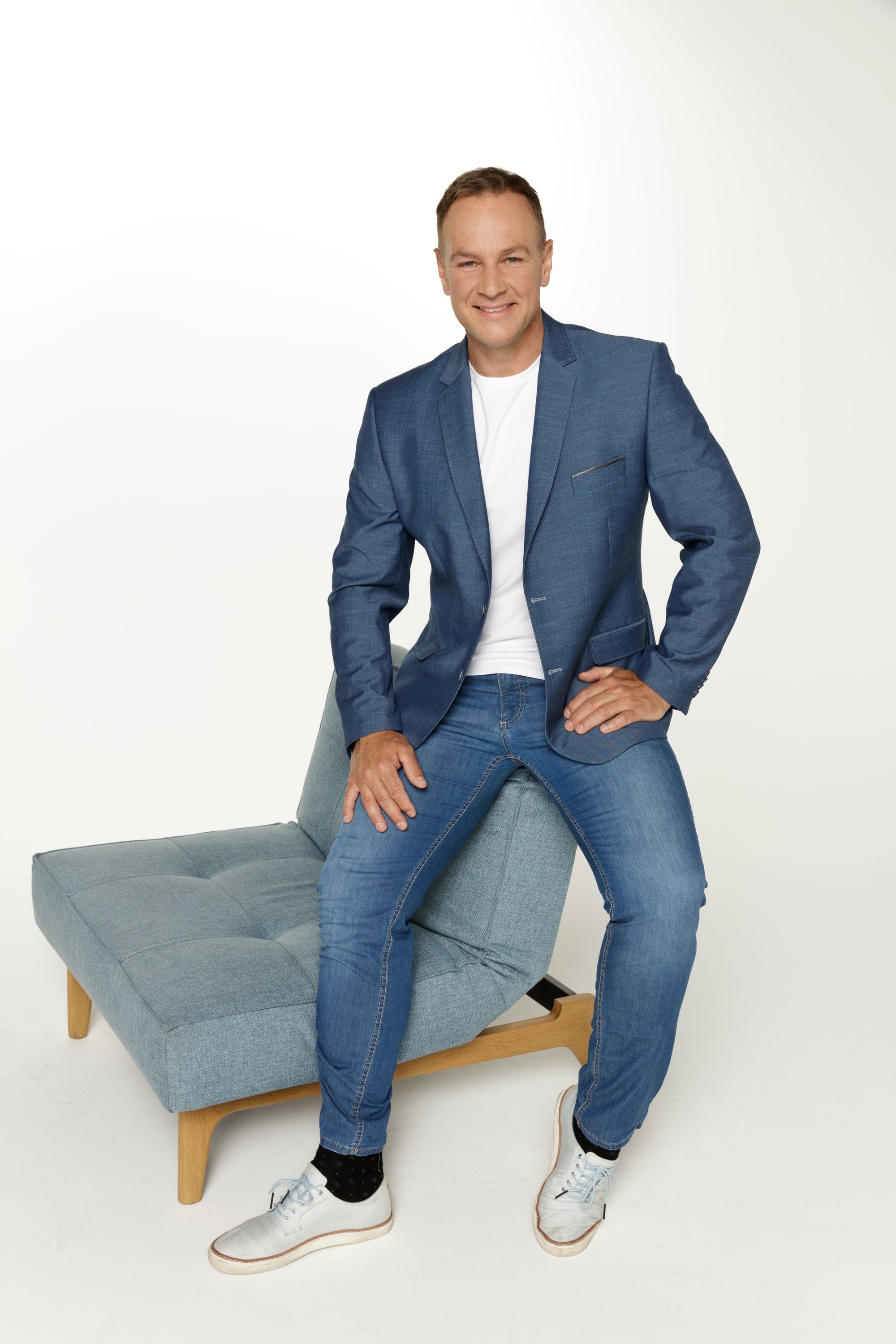 Moderátor Patrik Švajda.