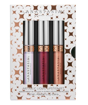 Metálfényű folyékony rúzs szett (3x2.3 g) ANASTASIA BEVERLY HILLS cultbeauty.co.uk